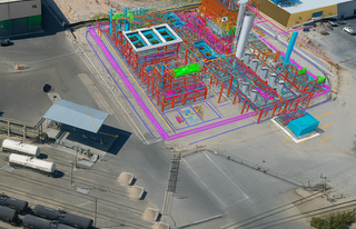 mockup of Edgewood renewable energy fuel facility in North Las Vegas
