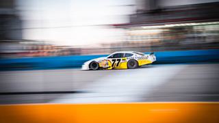 Race car with BKFC branding