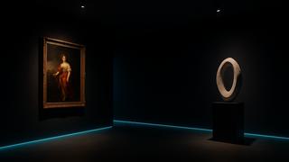 fine art sculpture and painting