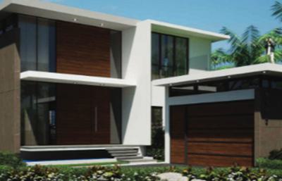 modern brown and white house located at 6100 la gorce dr miami beach